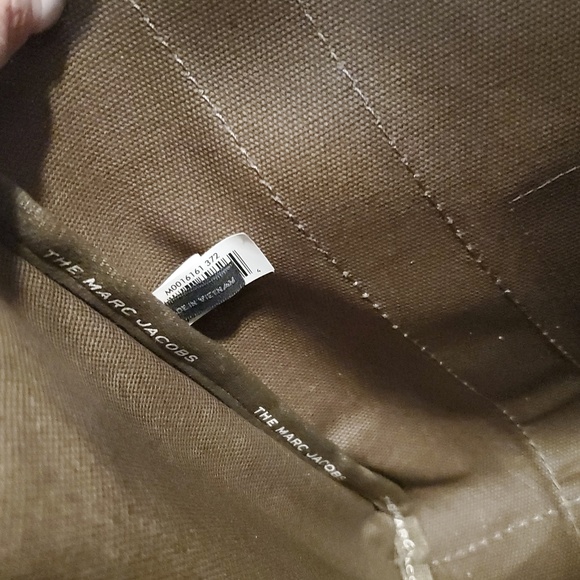 Marc Jacobs THE TOTE Bag, Size Medium in Slate Green Canvas - Picture 13 of 16